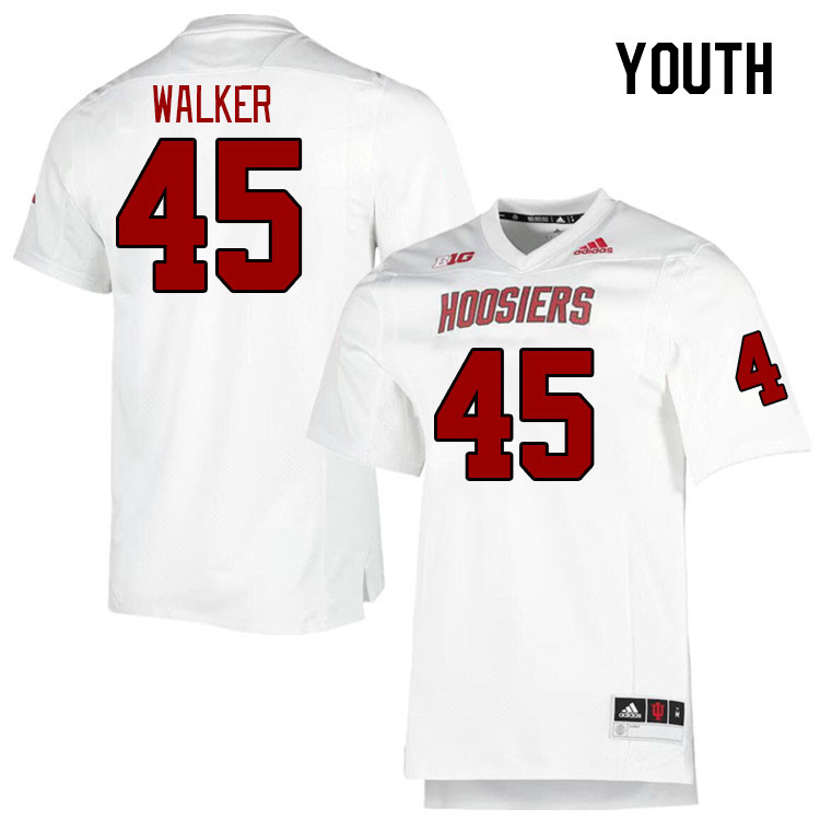 Youth #45 Trey Walker Indiana Hoosiers College Football Jerseys Stitched-Retro